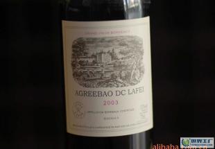 葡萄酒 法國進口 原瓶裝 正品 拉菲家族酒 拉菲.艾格力堡 2003_食品、飲料_世界工廠網(wǎng)中國產(chǎn)品信息庫